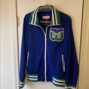 Mitchell & Ness Hartford Whalers Track Jacket - M